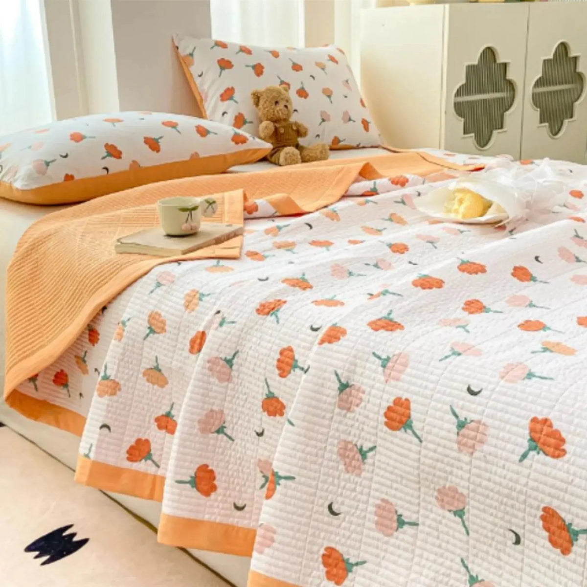 Floral Bedding Duvet Cover Set