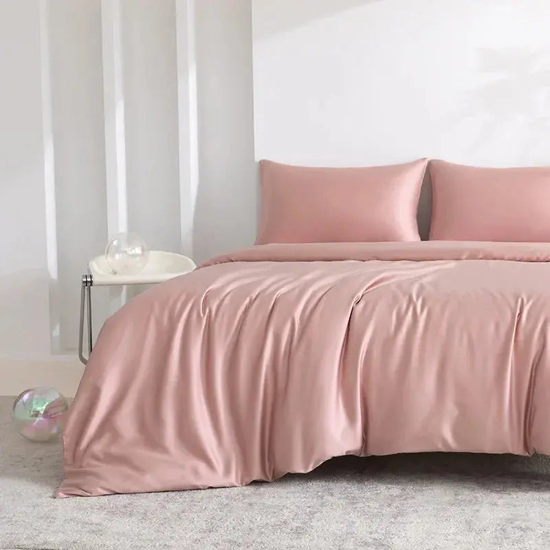 100% Bamboo Bed Sheets Set Luxury Soft, Silky, Breathable Fitted Sheet Flat Top Sheets Pillowcase Hotel 4/6 Pieces Bedding Set