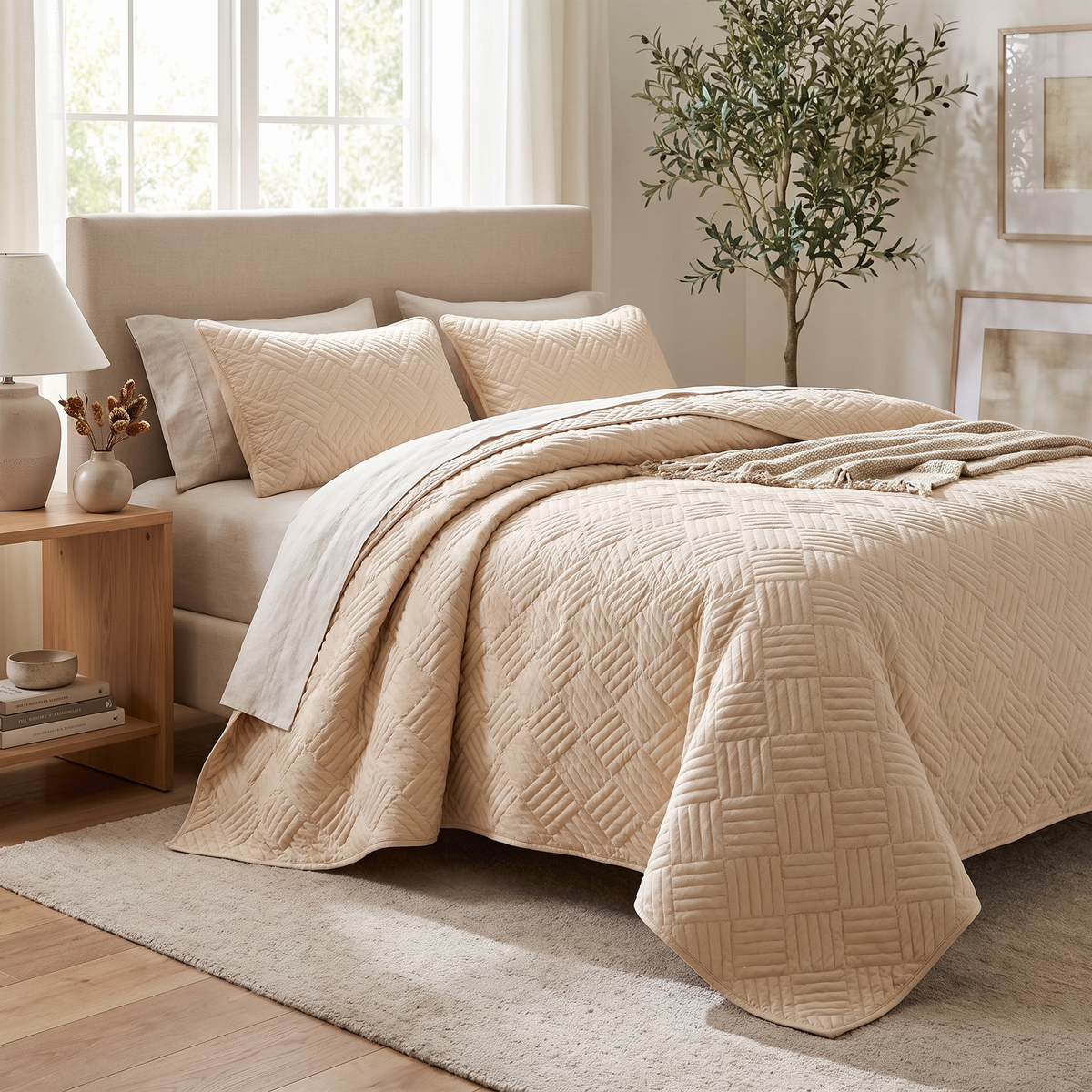 Lightweight Bedspread Set (3 Pcs)