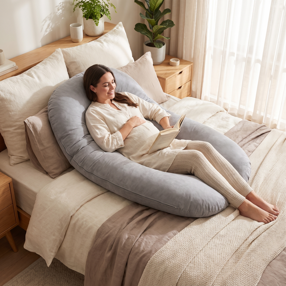 C-Shaped Body Pillow