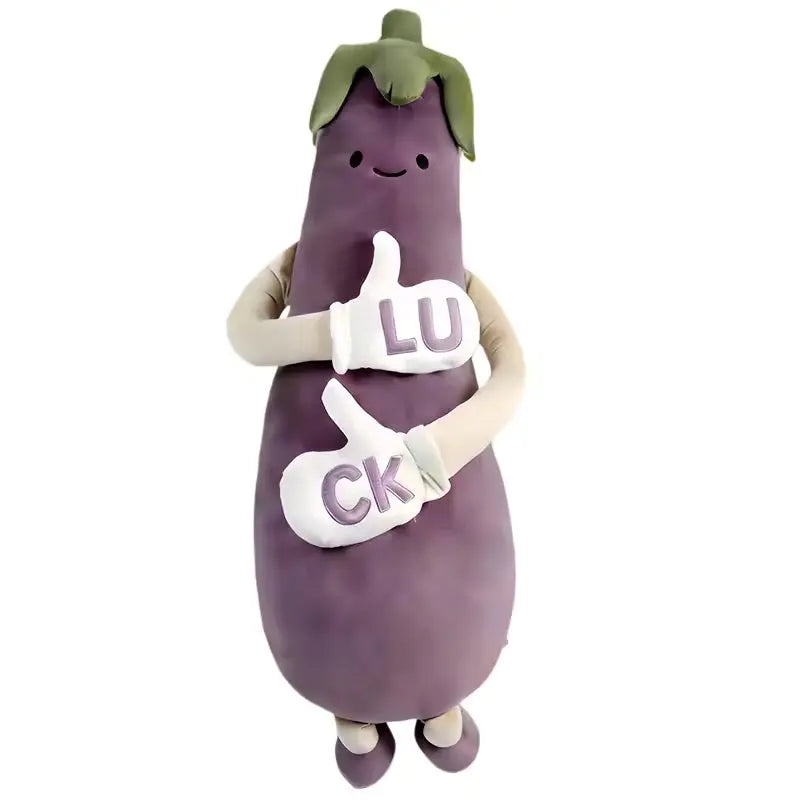 Eggplant Plush Pillow