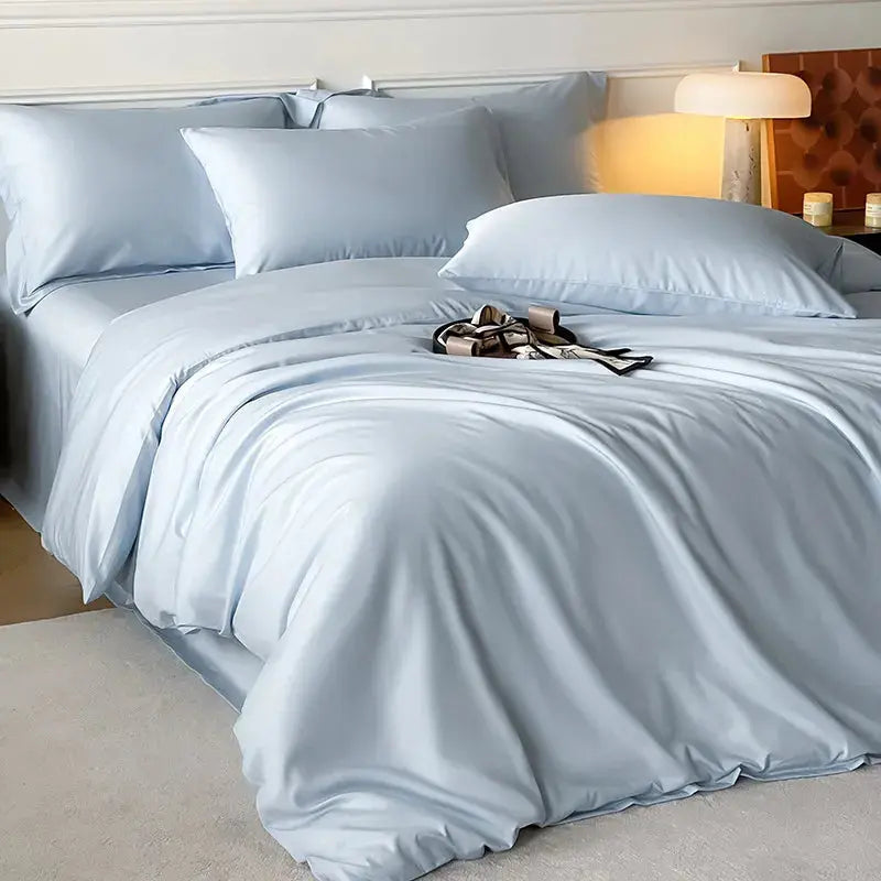 Silky Cooling Bamboo Duvet Cover Set