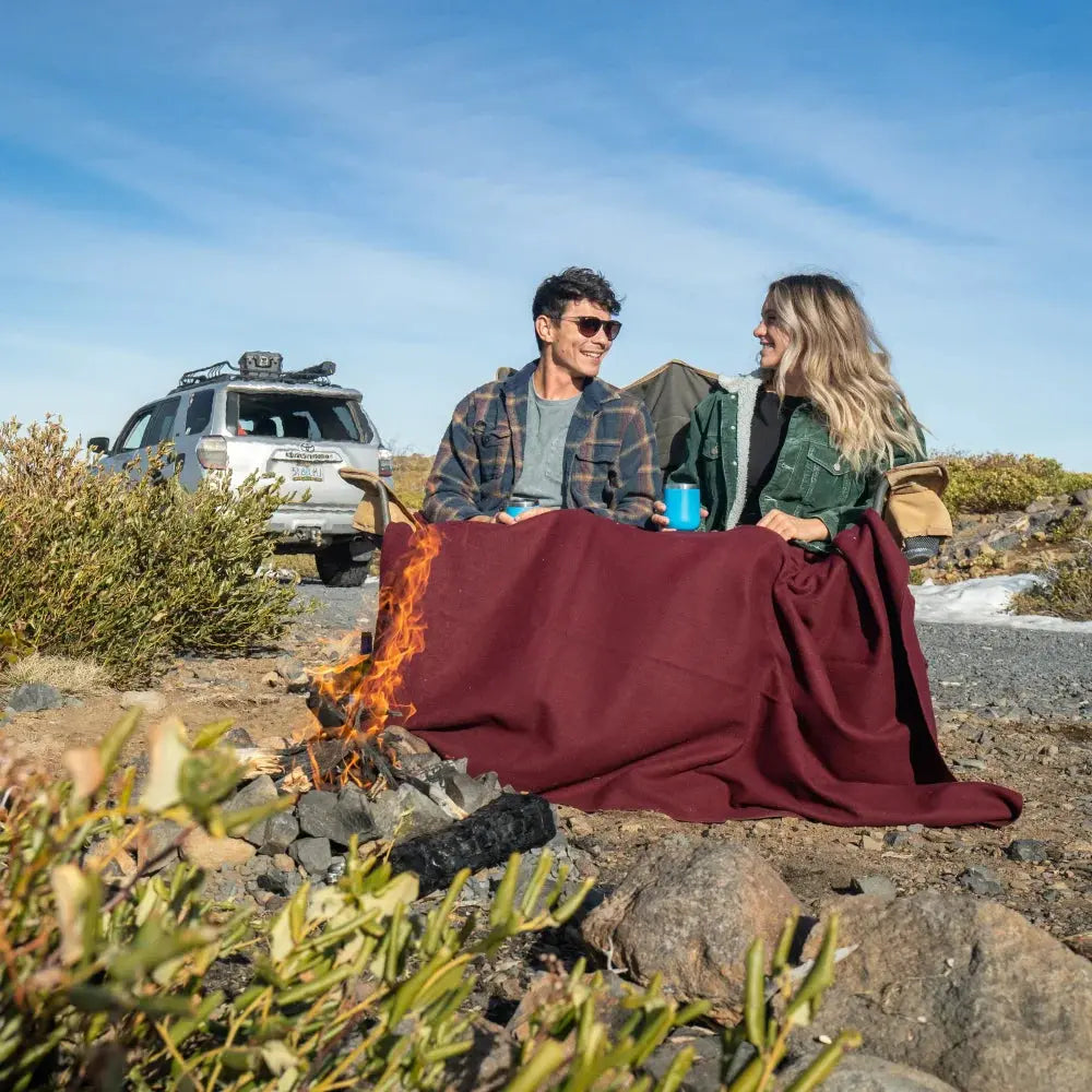 Winter Wool Outdoor Blanket