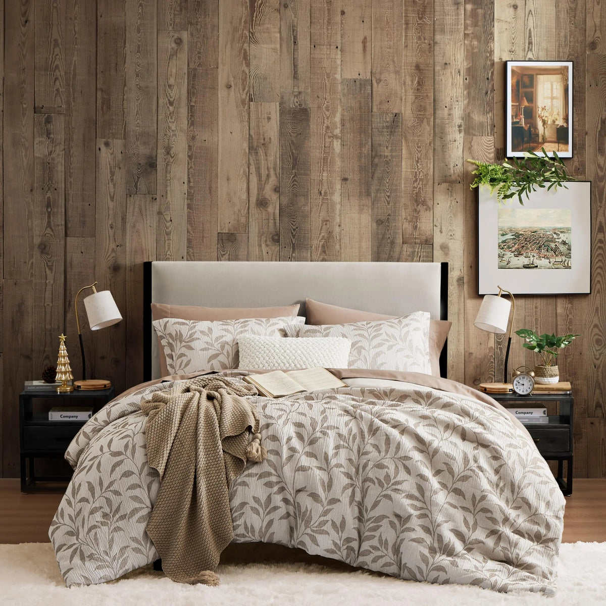 Floral Duvet Cover Set (4 Pcs)