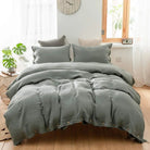 Cotton Solid Duvet Cover Set