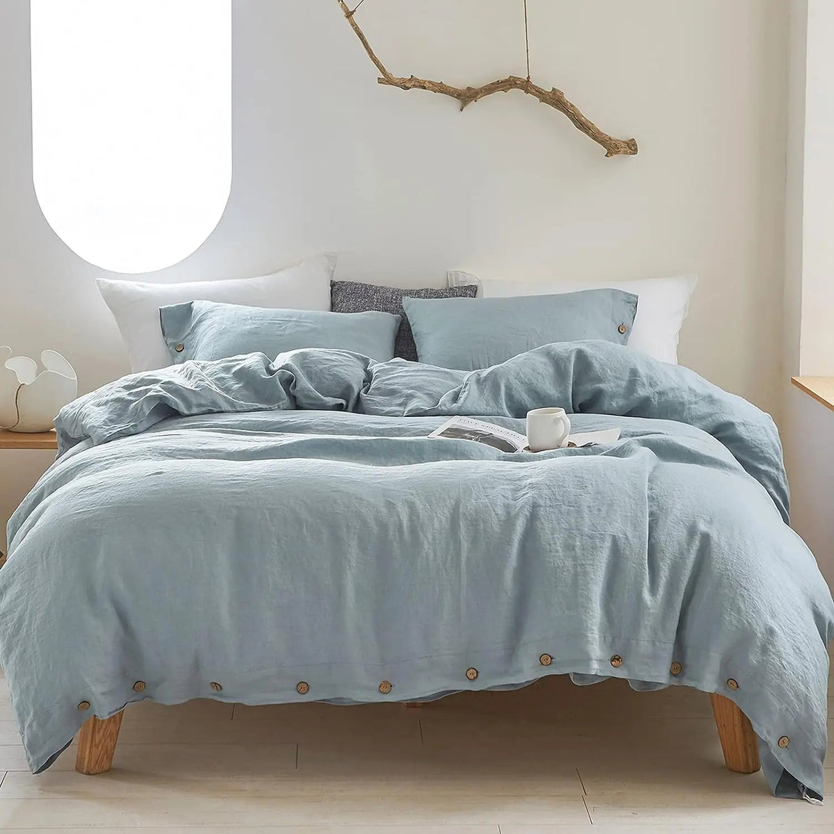 Cotton Solid Duvet Cover Set