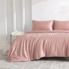 100% Bamboo Bed Sheets Set Luxury Soft, Silky, Breathable Fitted Sheet Flat Top Sheets Pillowcase Hotel 4/6 Pieces Bedding Set