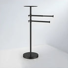 Floor Standing Base Luxury Hotel Towel Rack Holder Towel Storage Shelf Brush Gold Towel Bar
