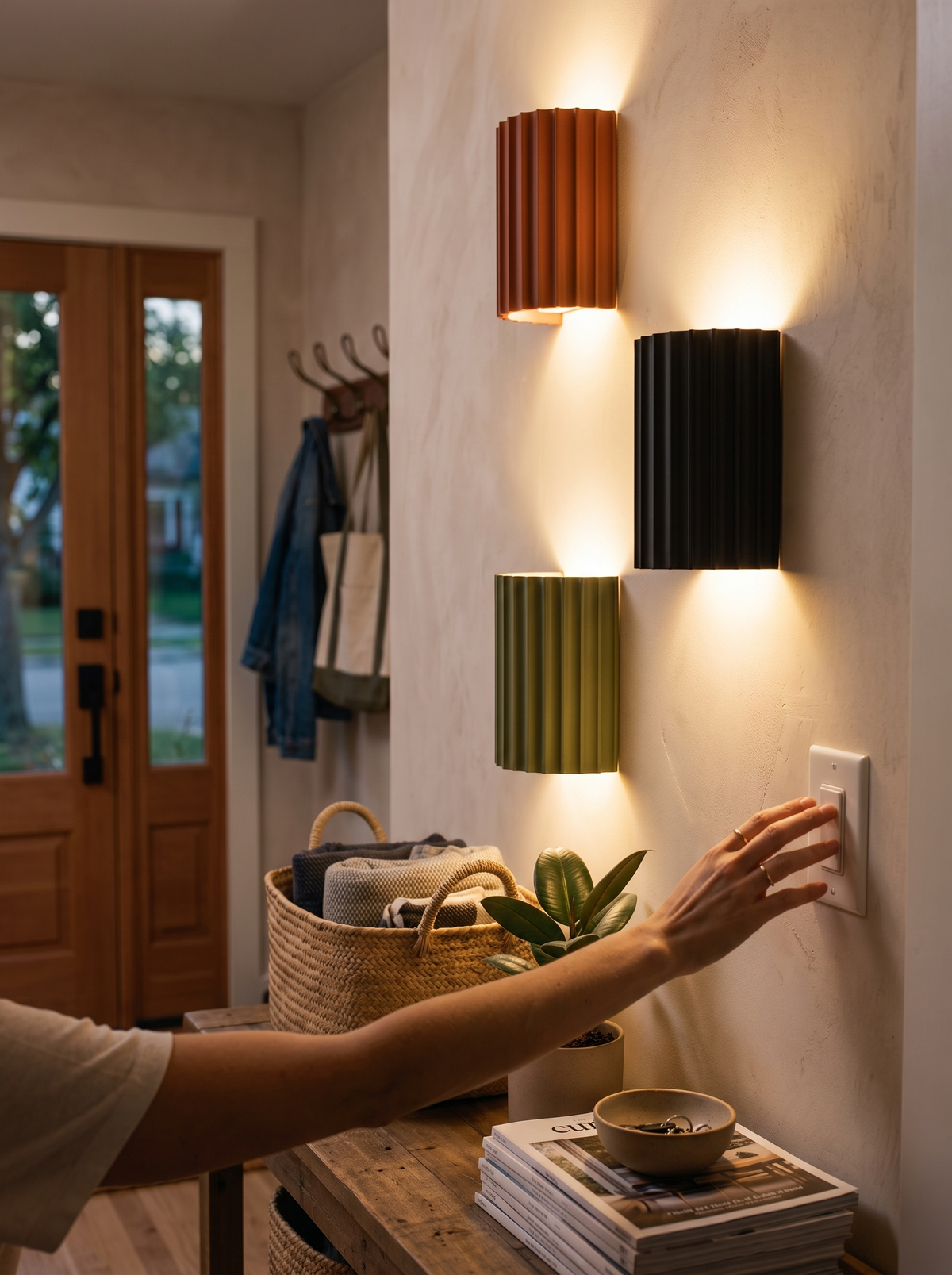 Nordic Modern Resin Wall Lamp lifestyle 2