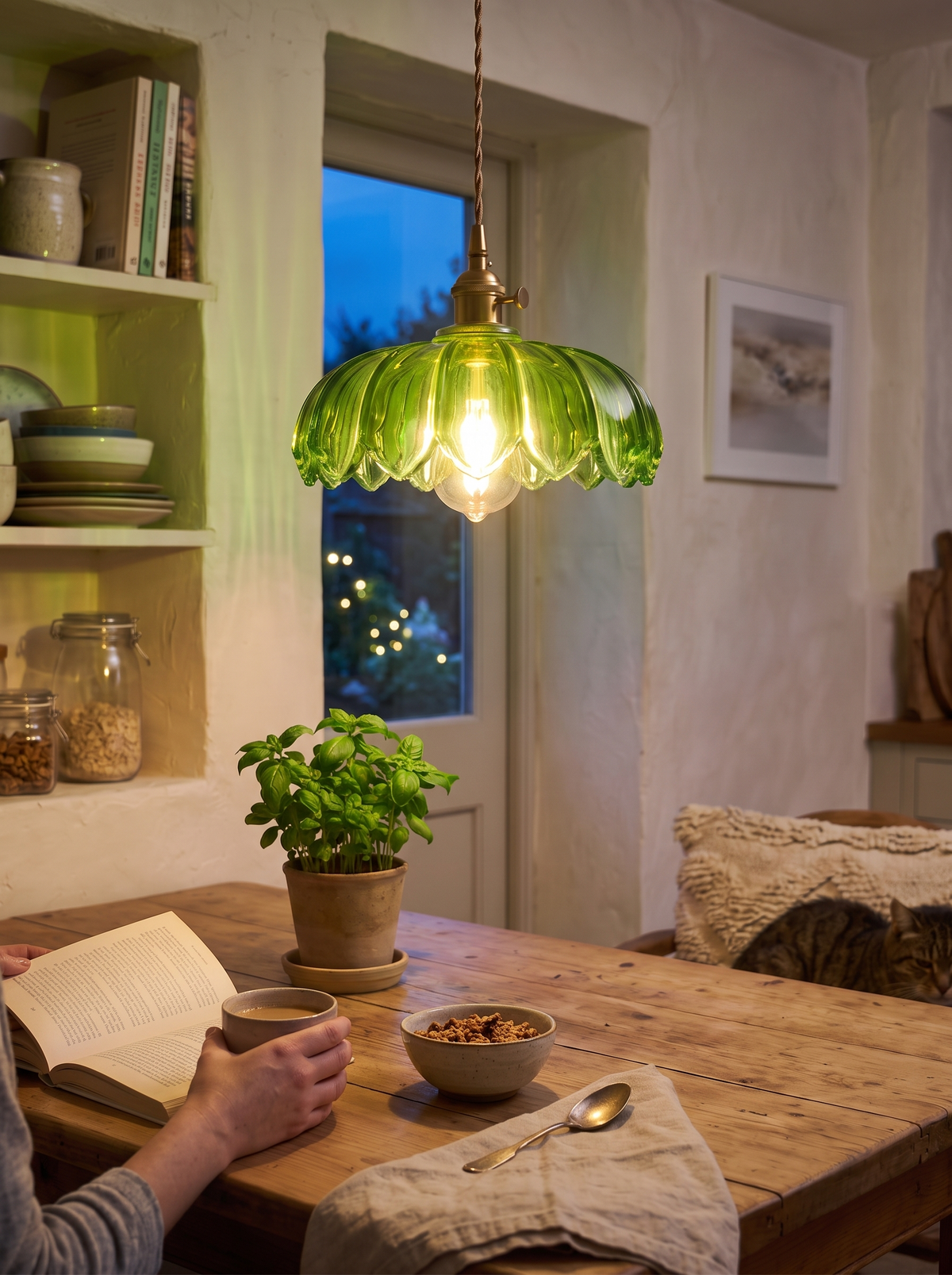 Vintage Flower Pendant Lamp lifestyle 2