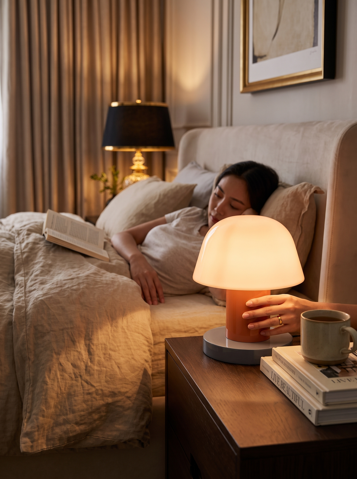 Mushroom Table Lamp lifestyle 1