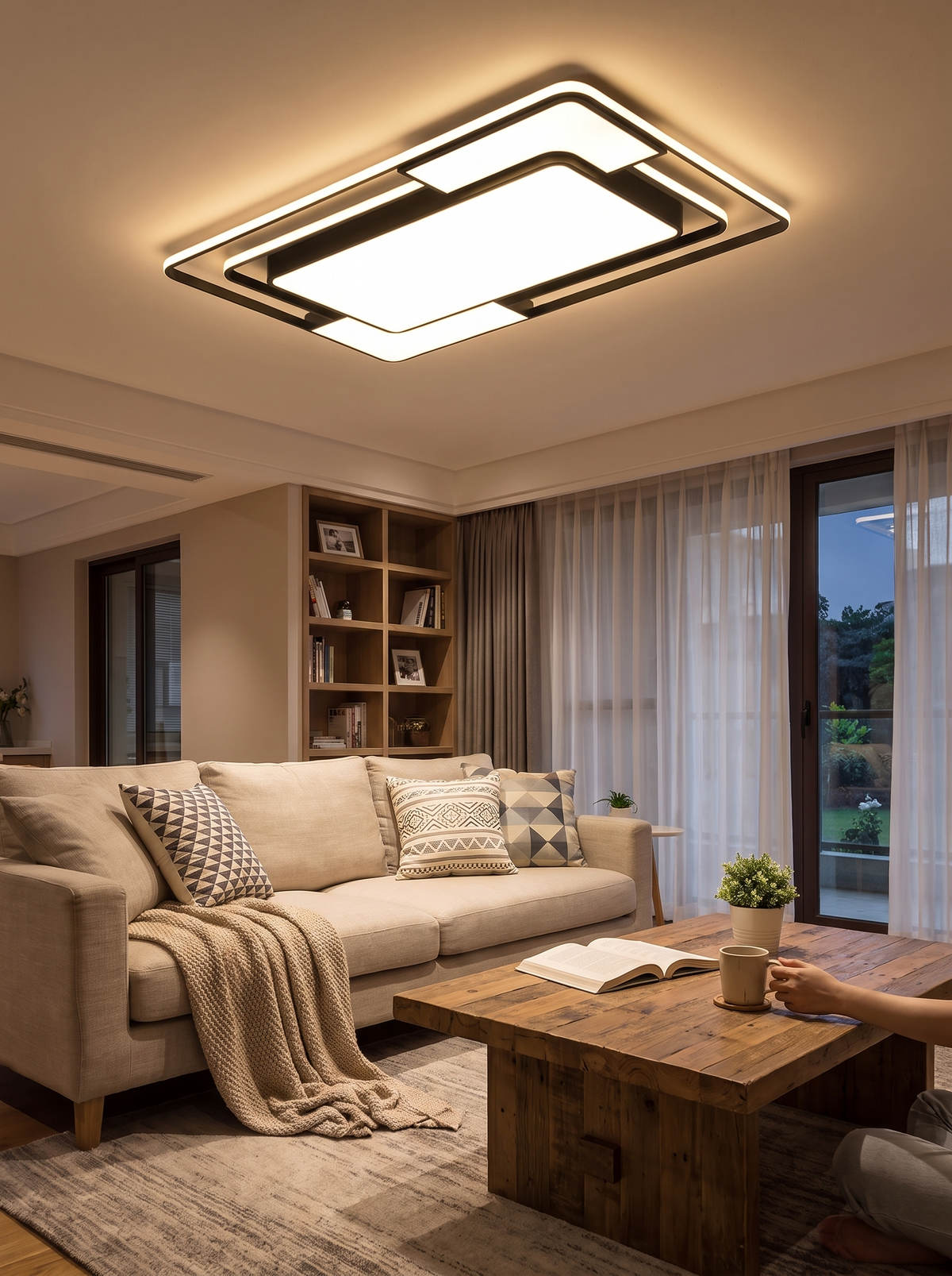 Remote-Controlled LED Ceiling Light lifestyle 1