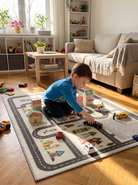 Kids Parking Lot Play Mat Rug, A Whole City On The Floor