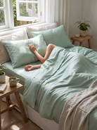 Luxury Bamboo Bed Sheets Set (4 Pcs), Cool To The Touch