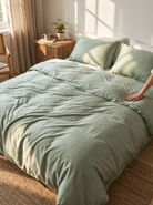 Luxury Bamboo Bed Sheets Set (4 Pcs), A Neat Bed, No Slipping