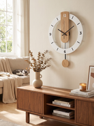 Wood Grain Pendulum Clock, An Instant Focal Point