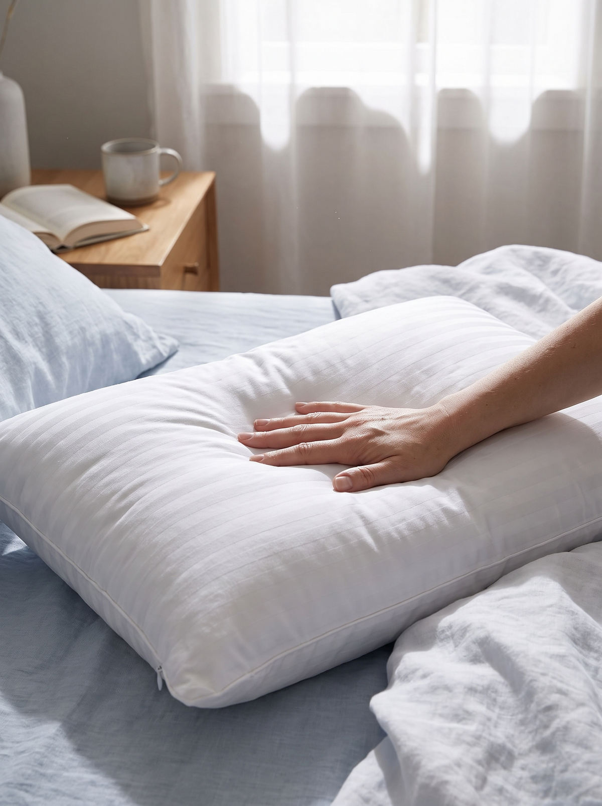 Adjustable Cooling Luxury Pillow, Cool Against Your Skin
