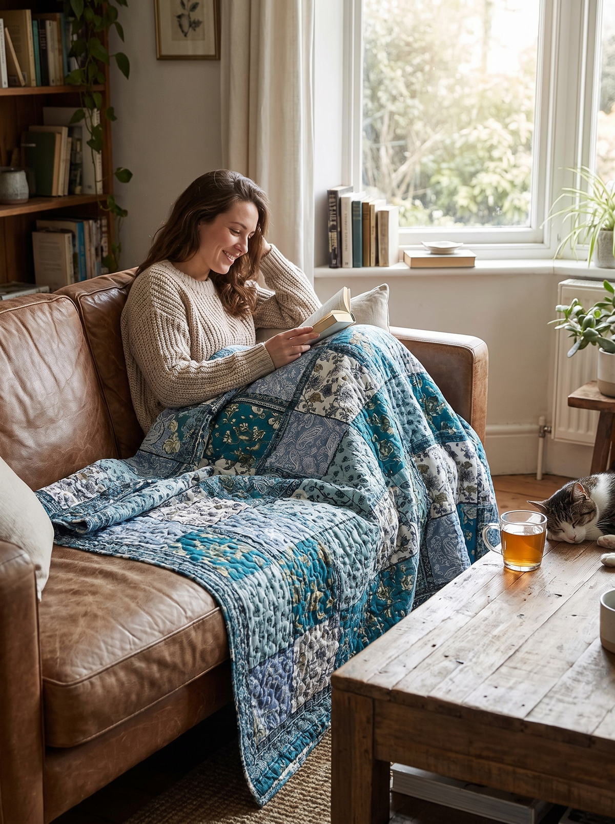 Floral Patchwork Quilt Set, One Quilt, Every Season