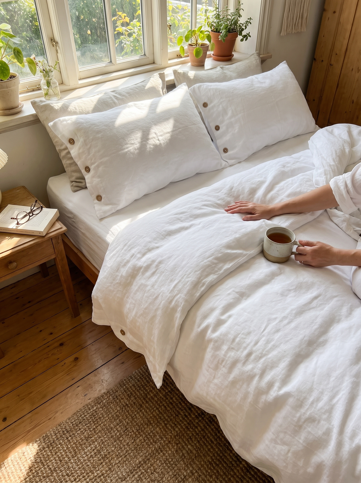 100% Cotton Duvet Cover Set, Pure Cotton Comfort