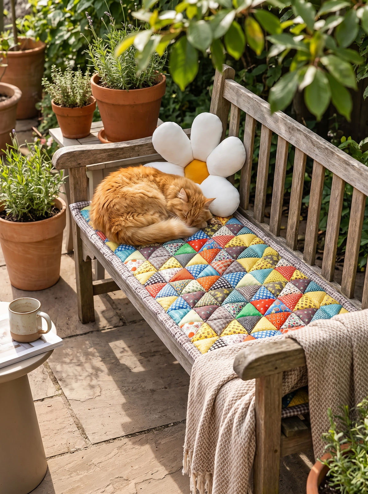 European Floral Sofa Protector, Protection That Looks Pretty