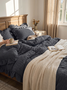 Korean Lace Seersucker Bedding Set, Romance In Every Ruffle