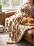 Tie Dye Faux Fur Blanket, Style That Stands Out