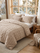Tufted Boho Comforter Set (3 Pcs), A Designer Matched Set