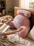 Animal Bed Backrest Reading Cushion, Your Headboard, Upgraded