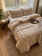 Tufted Boho Comforter Set (3 Pcs), Texture You Can Feel
