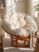 Papasan Chair Cushion, Corduroy Texture, Lasting Support