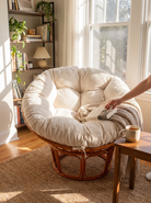 Papasan Chair Cushion, Your New Reading Corner