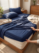Microfiber Sheet Set (4 Pcs), Snug On Thick Mattresses