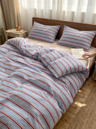 Striped Bedding Set (4 Pcs), Stripes That Never Date