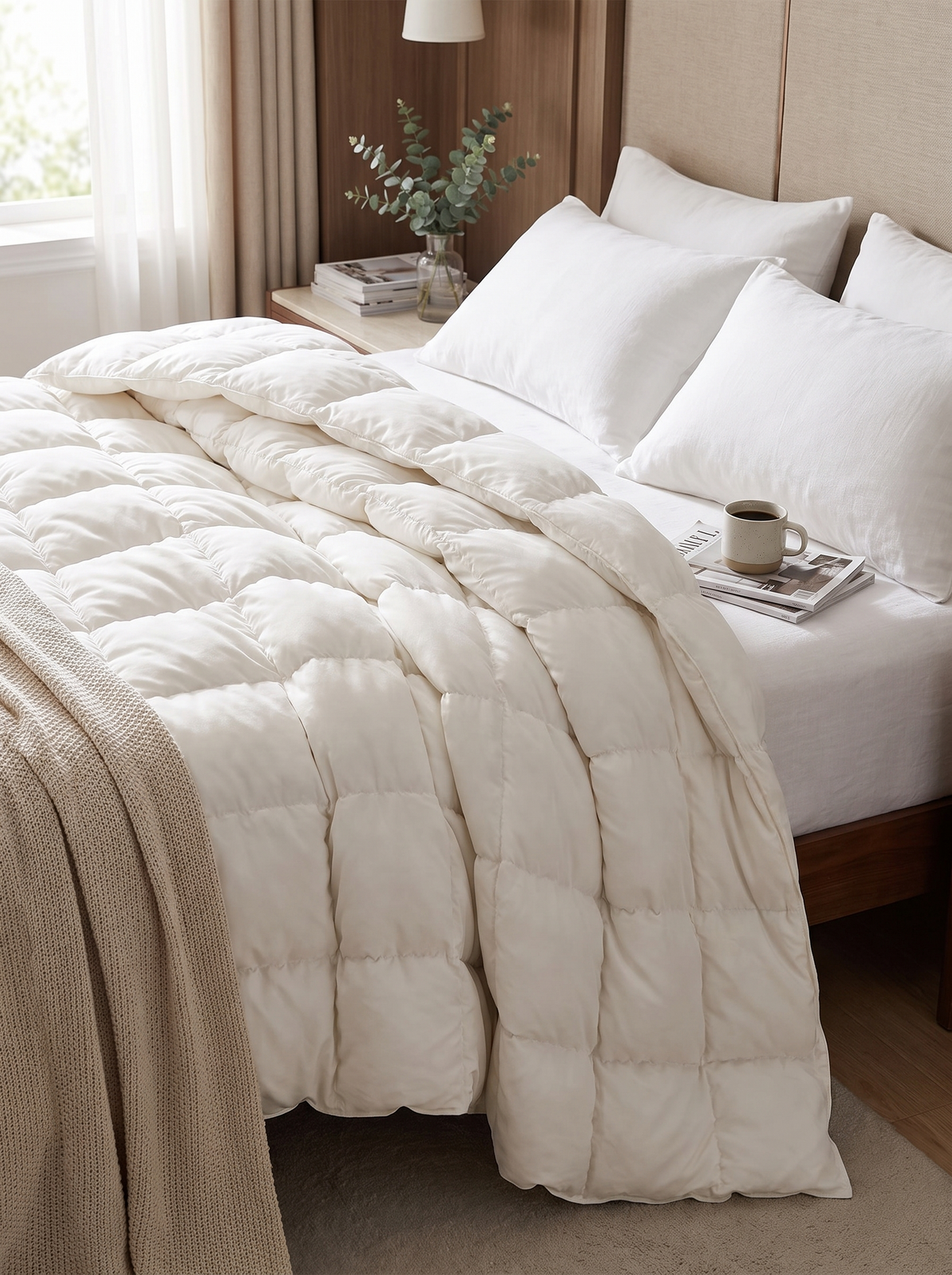 Plush Comforter Set, Hotel Style, Made Simple