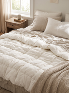 Plush Comforter Set, Ivory That Goes Anywhere
