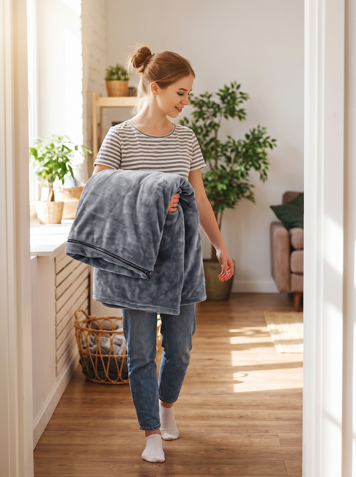 Bedrest Reading Pillow, Carry It Room To Room