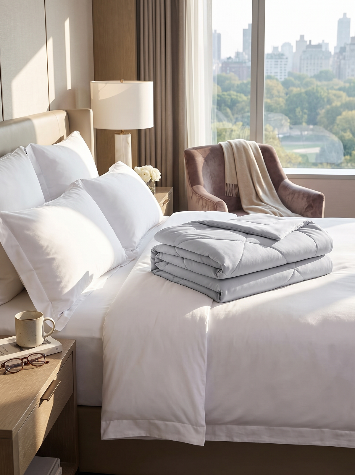 Cool Sleep Cooling Comforter, Crisp Hotel Style