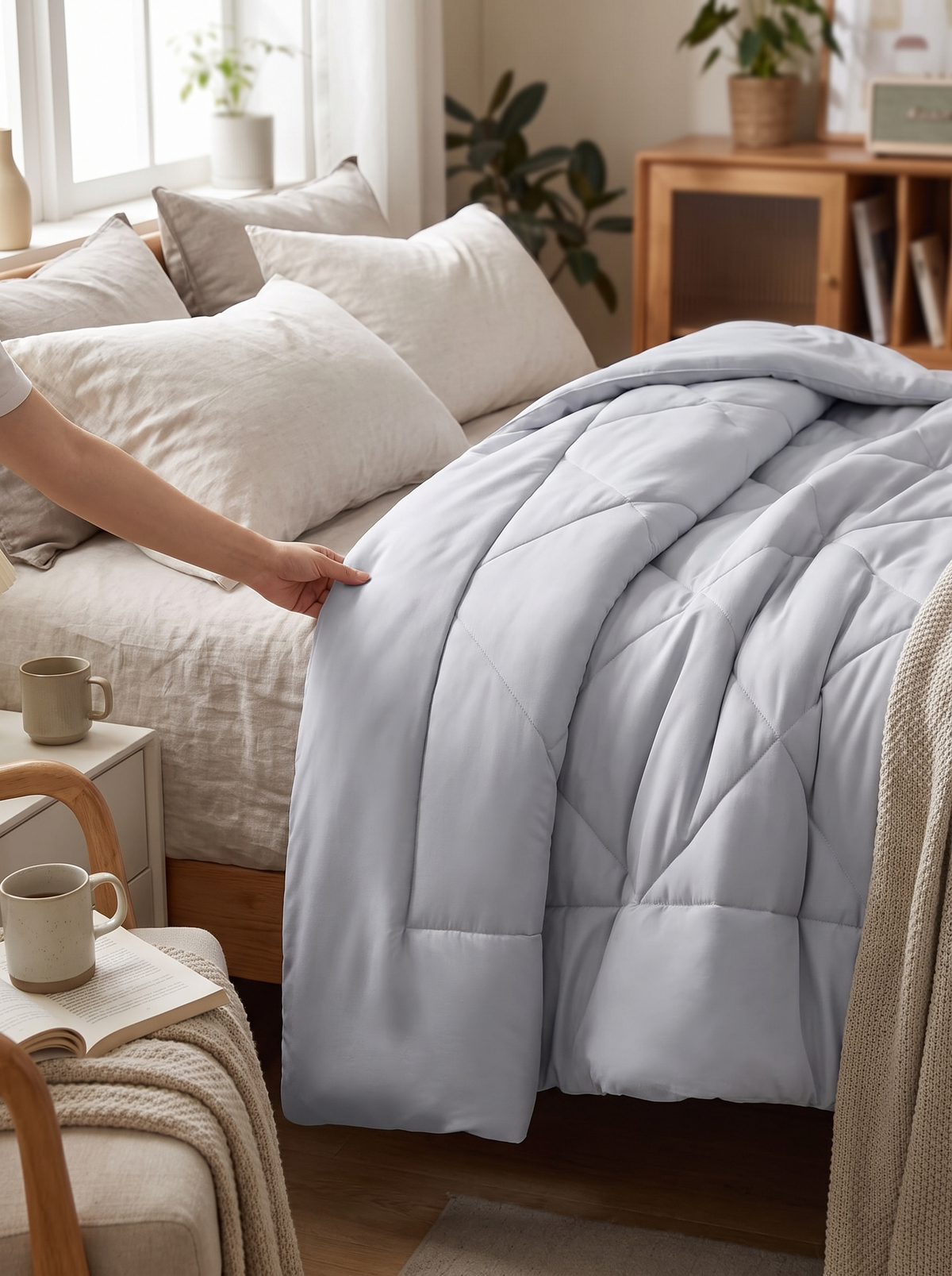 Cool Sleep Cooling Comforter, Smooth, Flexible Drape