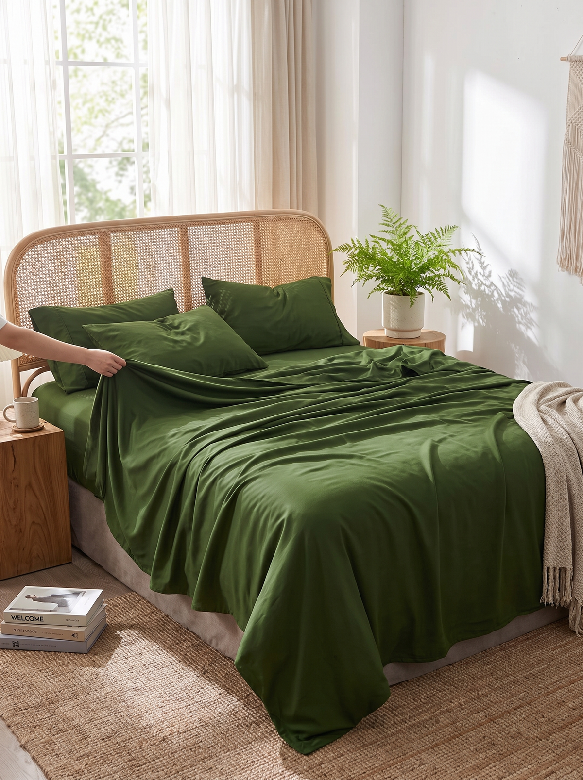 Silky Soft Bamboo Sheets Set, Cool, Fresh, Breathable