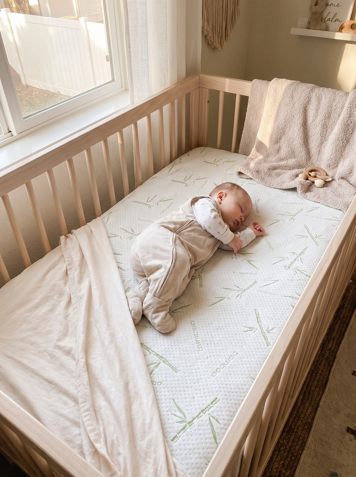 Cooling Bamboo Waterproof Mattress Protector, Quietly Waterproof