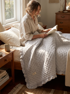 Ruffle Scalloped Bedspread Coverlet, Vintage Charm, Modern Ease