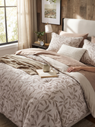 Floral Duvet Cover Set (4 Pcs), Four Soft Colorways