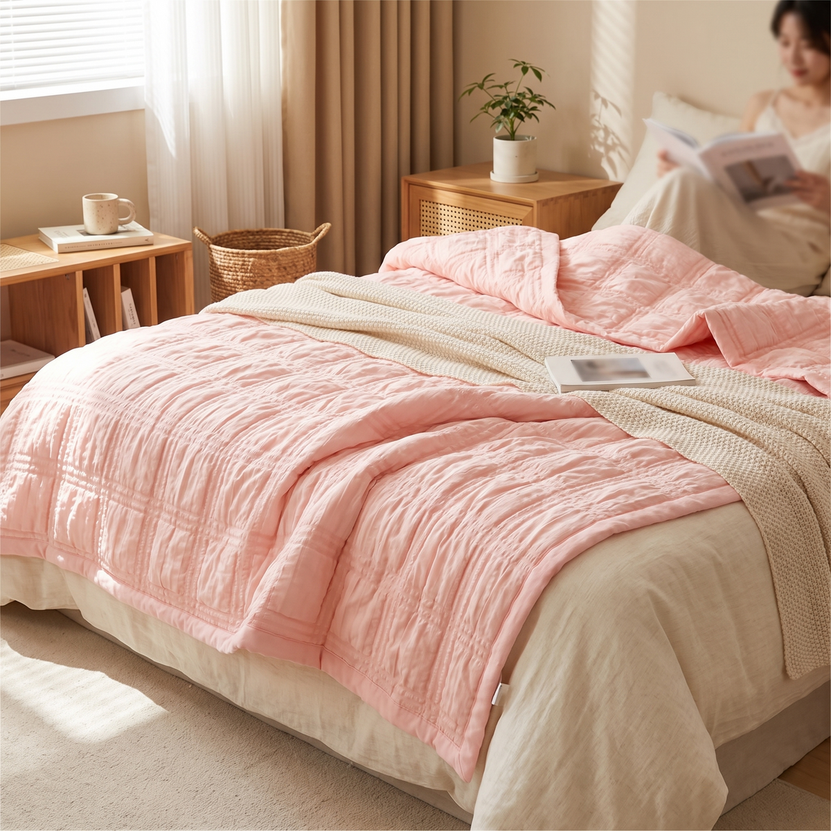 Reversible Seersucker Quilt