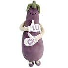 Eggplant Plush Pillow