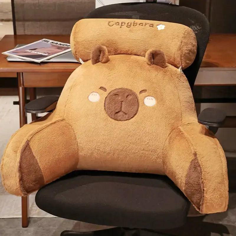 Capybara Reading Pillow