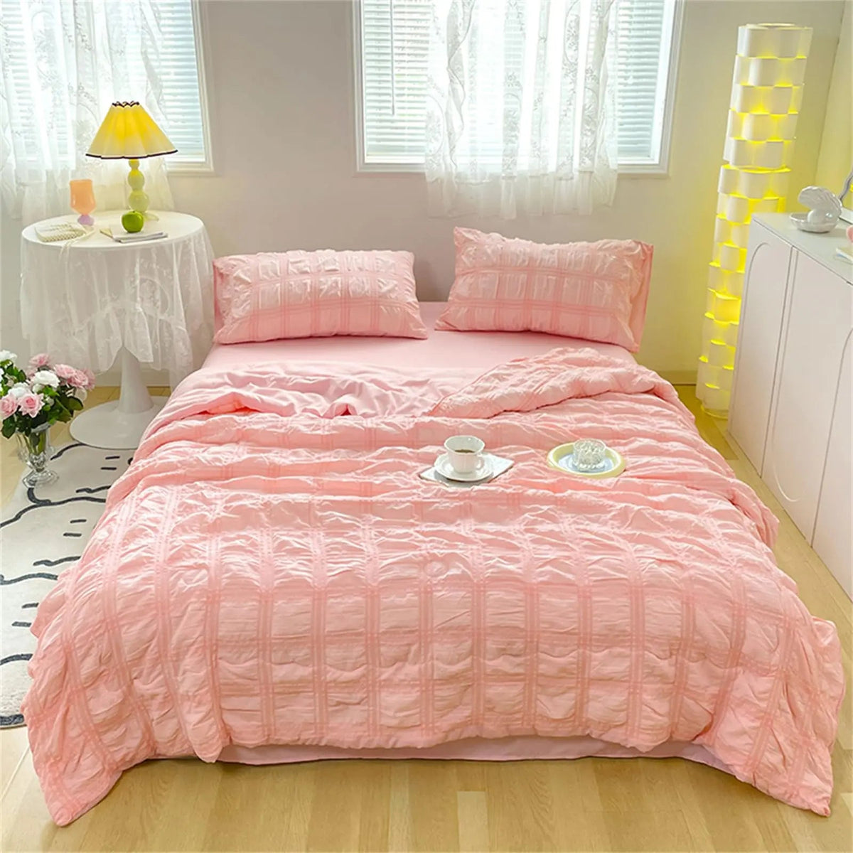 Reversible Seersucker Quilt