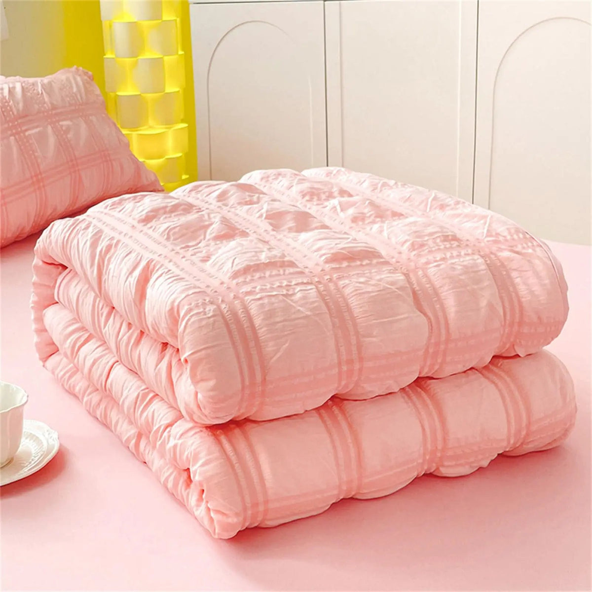 Reversible Seersucker Quilt