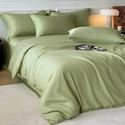 Silky Cooling Bamboo Duvet Cover Set