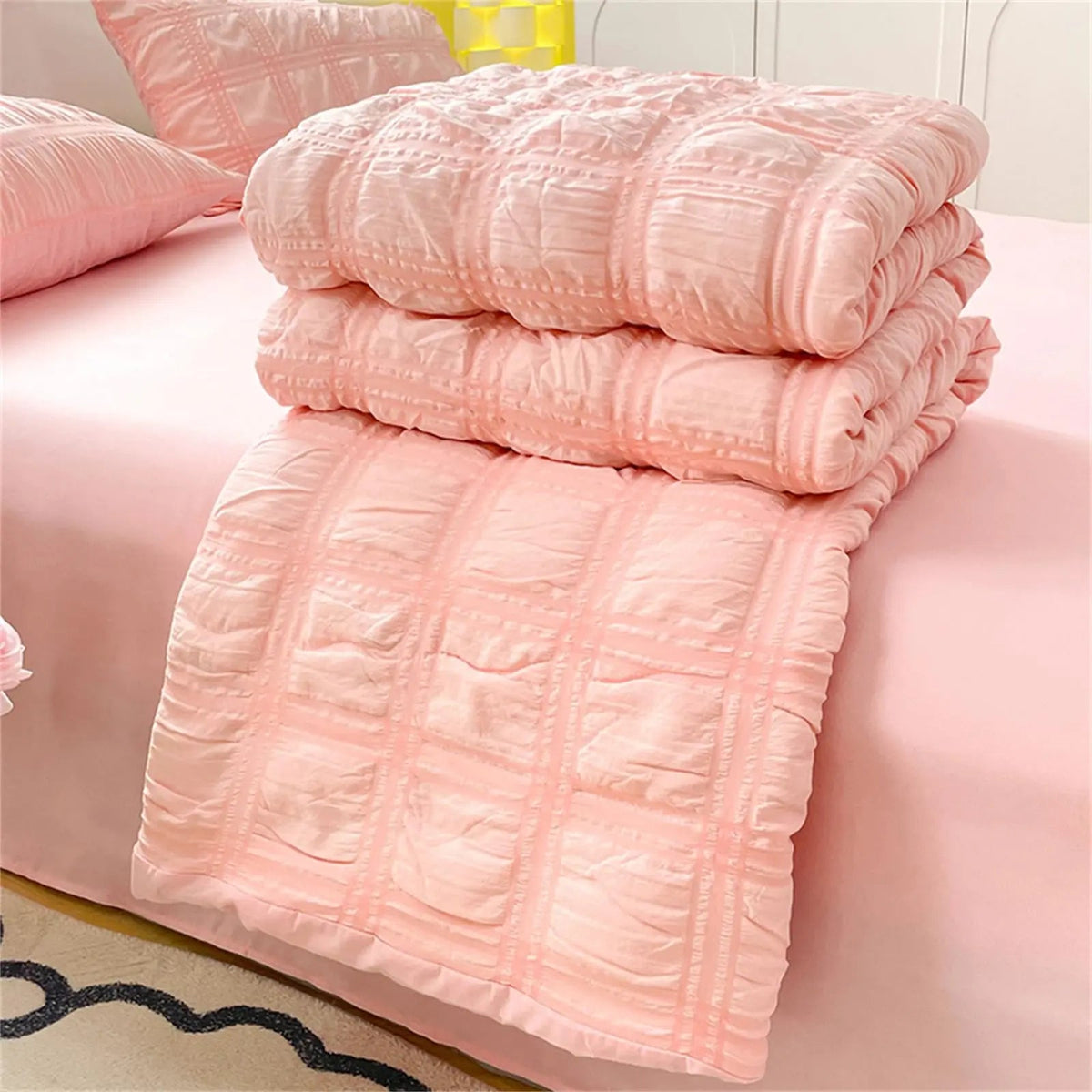 Reversible Seersucker Quilt