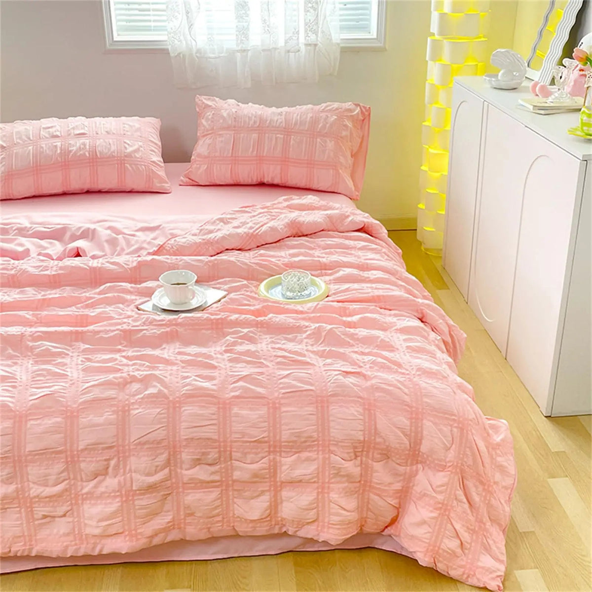 Reversible Seersucker Quilt